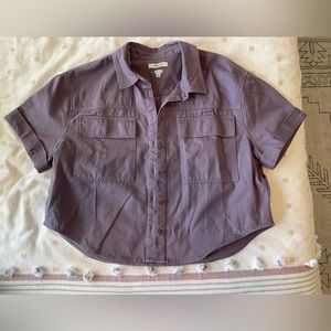 Madewell boxy utility shirt